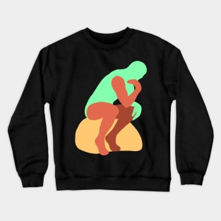 Rodin Thinker - Cutout Version Crewneck Sweatshirt